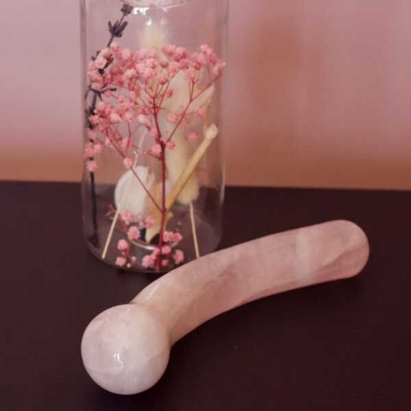 True Love – Rose Quartz Yoni Wand - Image 2