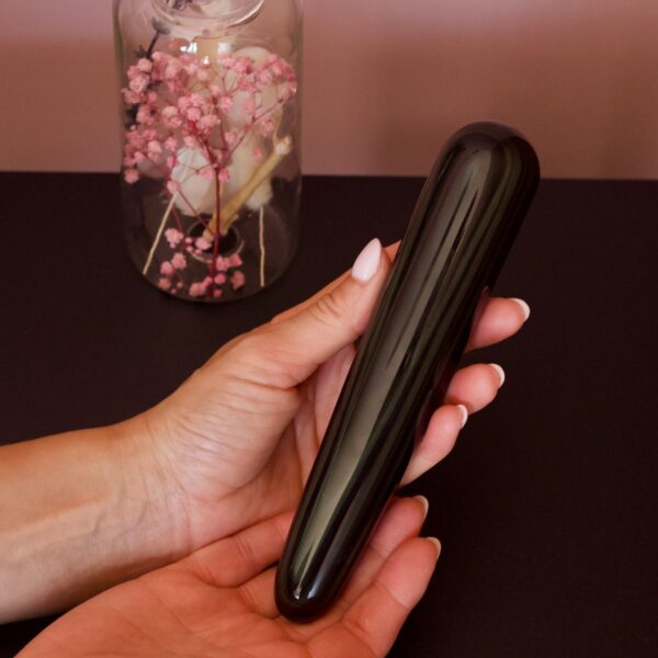 Bringer of Depth & Gentle Power - Rainbow Obsidian Yoni Wand - Image 4