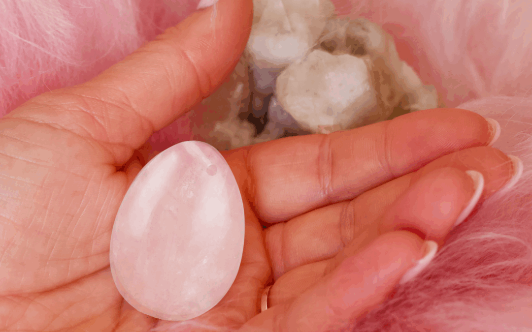 Star Rose Quartz Yoni Egg