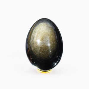 Golden Sheen Obsidian Yoni Egg